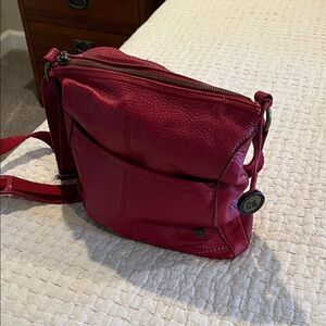 The Sak Cherry Red Crossbody Bag